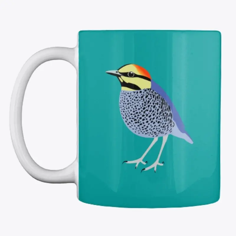 Blue Pitta Coffee Mug